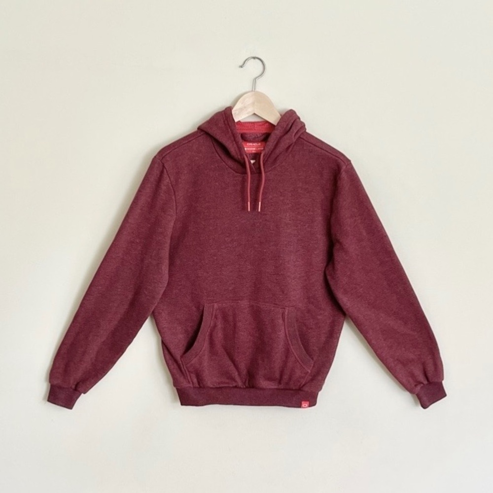 Marine Layer x Oracle Burgundy Pullover Soft Sweater Fleece Hoodie Women’s Small